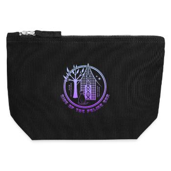 Rise of the Feline Era - Canvas Zip Pouch 12 x 13 cm - black - Front