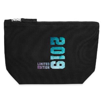 2019 Limited Edition 7 Years Anniversary - Canvas Zip Pouch 12 x 13 cm - black - Front