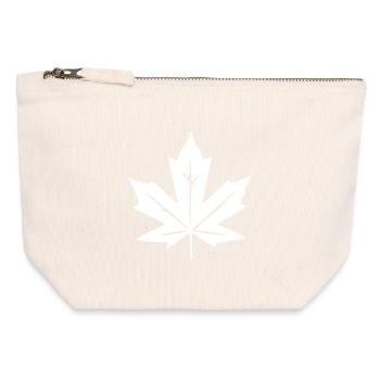 Maple Leaf Leaves Gift Nature Lover - Canvas Zip Pouch 12 x 13 cm - nature - Front