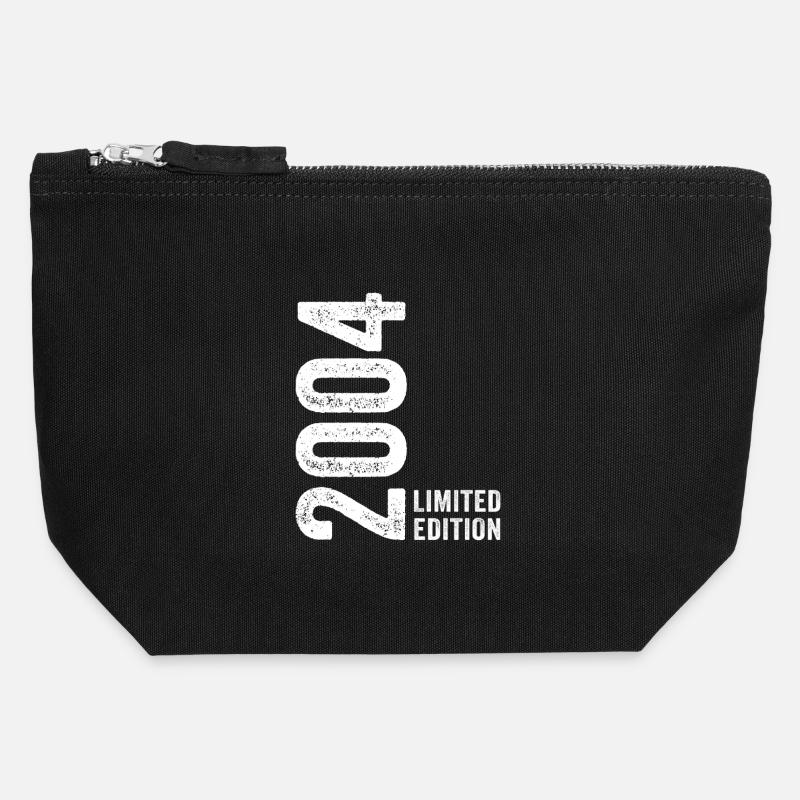2004 Édition Limitée 22 ans anniversaire - Pochette zippée en toile 12 x 13 cm - noir