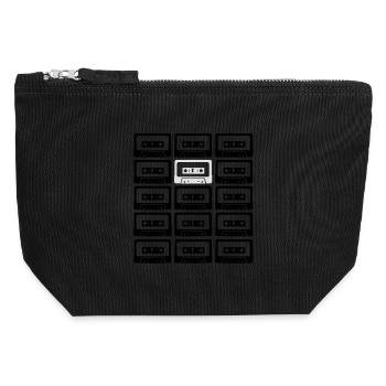 tapes - big bang theory - Pochette zippée en toile 12 x 13 cm - noir - Devant