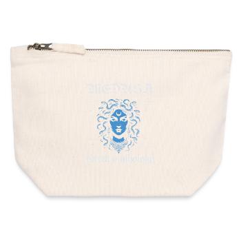 Mythological Medusa Design - Canvas Zip Pouch 12 x 13 cm - nature - Front
