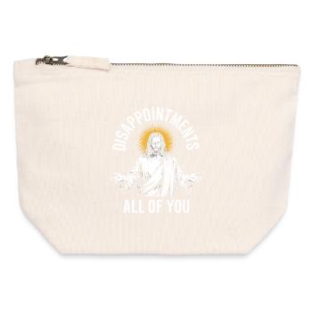 Disappointments All of You - Canvas Zip Pouch 12 x 13 cm - nature - Front