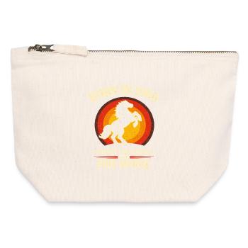 Legende 1966 Feuerpferd Myth Retro - Canvas Reißverschluss-Täschchen (12 x 13 cm) - Naturweiß - Vorne