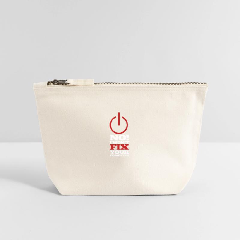 Computer Program Code Nerd Script Hacker Canvas Zip Pouch 12 x 13 cm