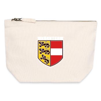 Carinthia Austria - Canvas Zip Pouch 12 x 13 cm - nature - Front
