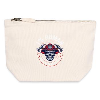 fireman - Canvas Zip Pouch 12 x 13 cm - nature - Front