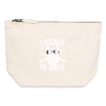 Licence To Grill Grill Master Chef Contract Griller - Canvas Zip Pouch 12 x 13 cm - nature - Front