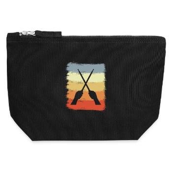 Vintage Drumsticks - Canvas Zip Pouch 12 x 13 cm - black - Front