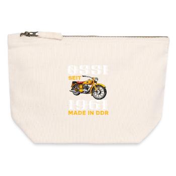 Ossi Ostdeutschland DDR 1961 Geburtstag Spruch - Canvas Reißverschluss-Täschchen (12 x 13 cm) - Naturweiß - Vorne