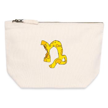 Zodiac sign Capricorn symbol - Canvas Zip Pouch 12 x 13 cm - nature - Front