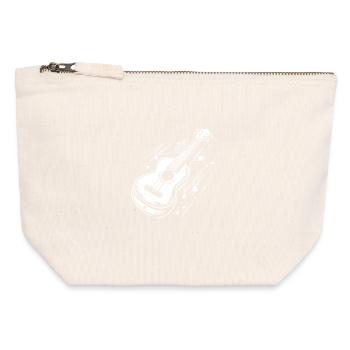 Ukulele - Canvas Zip Pouch 12 x 13 cm - nature - Front