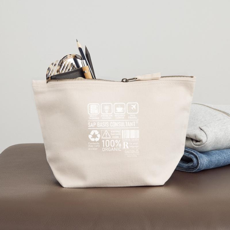 Sap Basis Consultant multi tasking problem solving Canvas Zip Pouch 12 x 13 cm