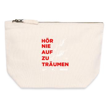 Motivational Trend Graphic Print Design - Canvas Zip Pouch 12 x 13 cm - nature - Front