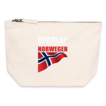 North cape - Canvas Zip Pouch 12 x 13 cm - nature - Front