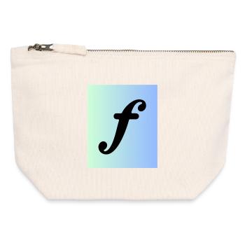 Forte - Sign on Background Music - Canvas Zip Pouch 12 x 13 cm - nature - Front