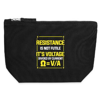 Physics Physicist Physics Student Physics Teacher - Canvas Zip Pouch 12 x 13 cm - black - Front