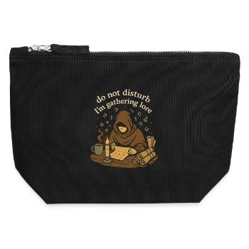 Booktok Fantasy Bookish Humor Geschenk Für - Canvas Reißverschluss-Täschchen (12 x 13 cm) - Schwarz - Vorne