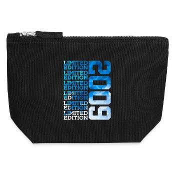 LIMITED EDITION 2009 17 YEARS 17TH BIRTHDAY - Canvas Zip Pouch 12 x 13 cm - black - Front