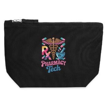 Art de la pharmacie Rx Tech - Pochette zippée en toile 12 x 13 cm - noir - Devant