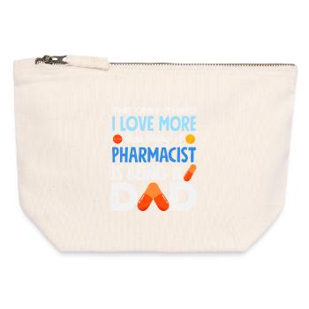 Apotheker Pharmazeutisch-technischer - Canvas Reißverschluss-Täschchen (12 x 13 cm) - Naturweiß - Vorne