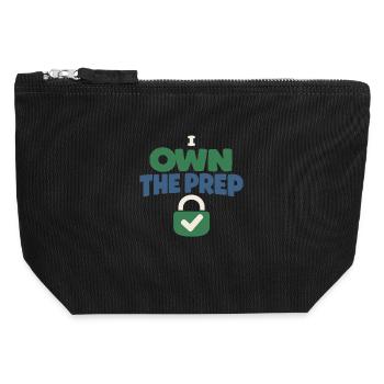 Family Provision Emergency Planner Prepper - Canvas Zip Pouch 12 x 13 cm - black - Front