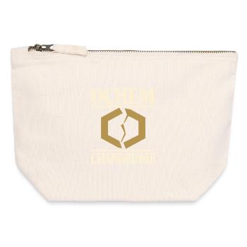 Chimie organique Ochem Ochem Survivant Pré-médecine Chimie - Pochette zippée en toile 12 x 13 cm - blanc naturel - Devant