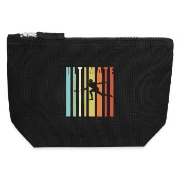 Ascension ultime de l’arc-en-ciel - Pochette zippée en toile 12 x 13 cm - noir - Devant
