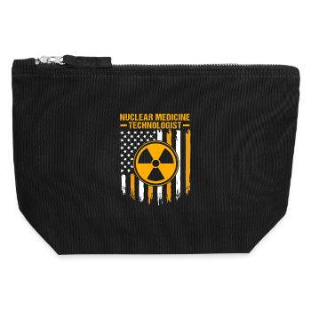 X-ray technician - Canvas Zip Pouch 12 x 13 cm - black - Front