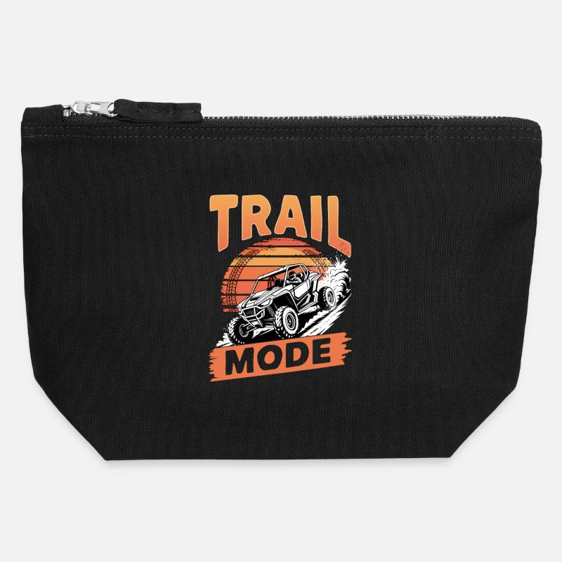 UTV Off Road 4 Wheeler Side by side - Canvas Reißverschluss-Täschchen (12 x 13 cm) - Schwarz