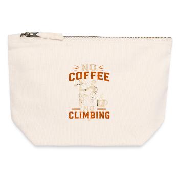 Lineman Coffee Power Line Electrician - Canvas Zip Pouch 12 x 13 cm - nature - Front