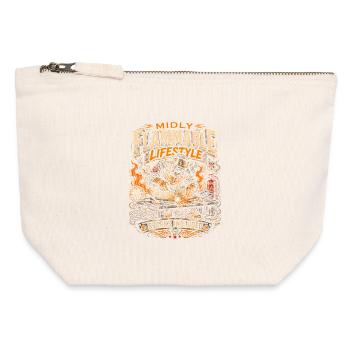 Welder Welding Specialist - Canvas Zip Pouch 12 x 13 cm - nature - Front