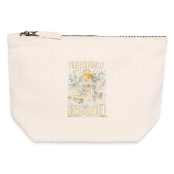 Groupes de pompiers - Pochette zippée en toile 12 x 13 cm - blanc naturel - Devant