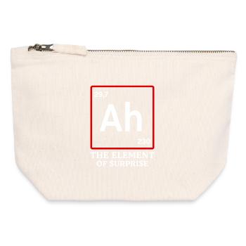 Project Hail Mary Ah - Canvas Zip Pouch 12 x 13 cm - nature - Front