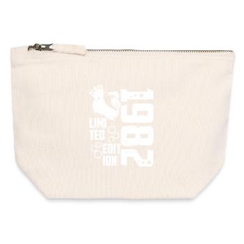 1982 Born Limited Edition - Canvas Zip Pouch 12 x 13 cm - nature - Front