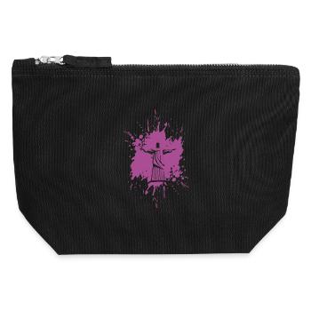 Rio de Janeiro | Christo - Canvas Zip Pouch 12 x 13 cm - black - Front