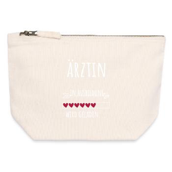 Medical Student Profession Education Doctor - Canvas Zip Pouch 12 x 13 cm - nature - Front