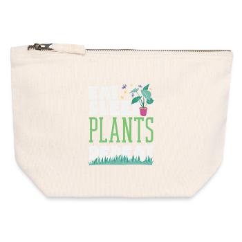 Garten- Und Pflanzenliebhaber Geschenke - Canvas Reißverschluss-Täschchen (12 x 13 cm) - Naturweiß - Vorne