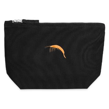 Fundamentaler Ozeanischer Krill - Canvas Reißverschluss-Täschchen (12 x 13 cm) - Schwarz - Vorne