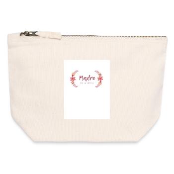 Mother of the Floral Bride - Canvas Zip Pouch 12 x 13 cm - nature - Front