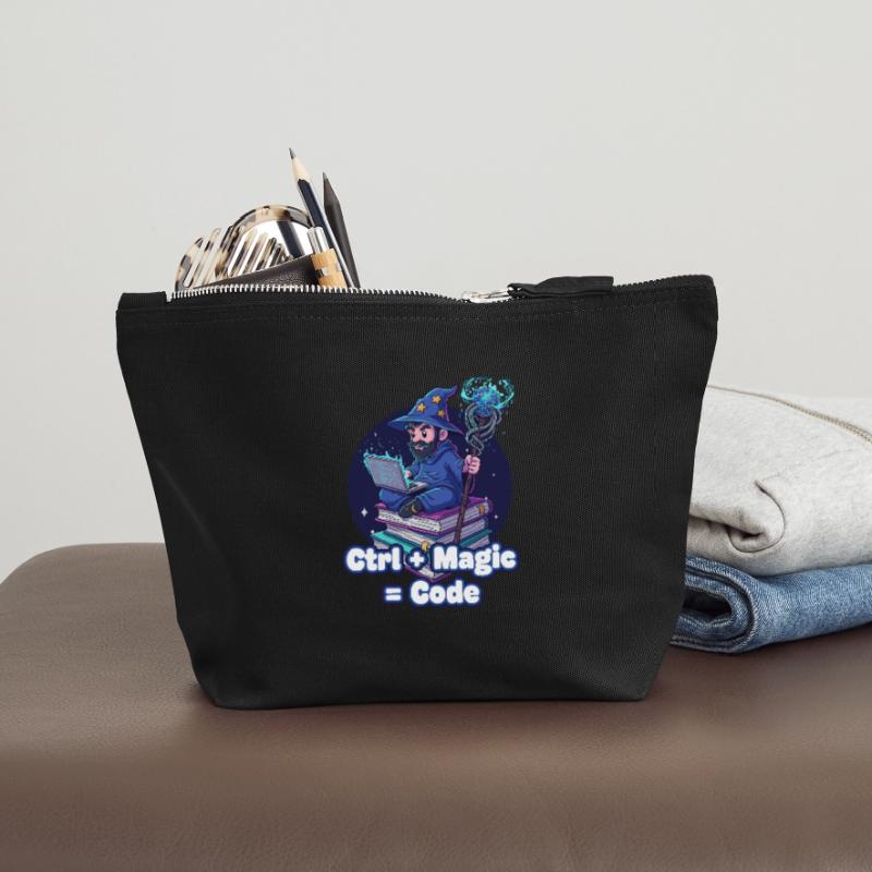 Ctrl Magic Code Zauberer Canvas Reißverschluss-Täschchen (12 x 13 cm)