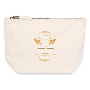 Vintage 1977 Vintage Born Birthday Gift - Canvas Zip Pouch 12 x 13 cm - nature - Front