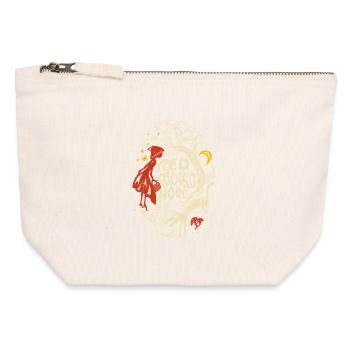 Little red riding hood - Little Red Riding Hood Fairy Tale - Canvas Zip Pouch 12 x 13 cm - nature - Front
