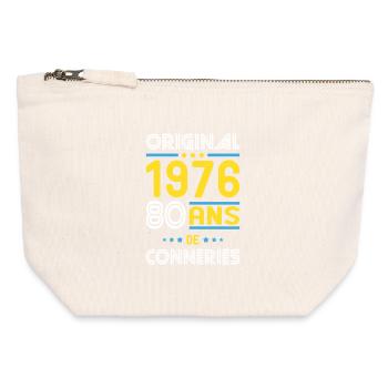 Original – 1976 – 50 years of - Canvas Zip Pouch 12 x 13 cm - nature - Front