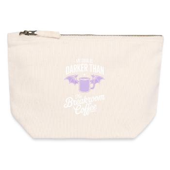 Darker Soul Breakroom Coffee Tee - Canvas Zip Pouch 12 x 13 cm - nature - Front