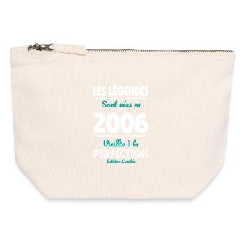 2006 – Legends – Aged to perfection - Canvas Zip Pouch 12 x 13 cm - nature - Front