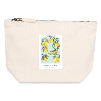 Lemons - Canvas Zip Pouch 12 x 13 cm - nature - Front