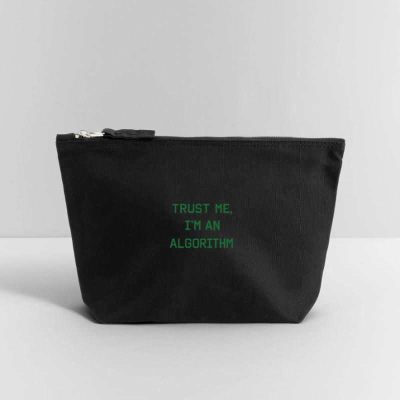 Trust me, I’m an Algorithm – Nerd & Programmierer  Canvas Reißverschluss-Täschchen (12 x 13 cm)
