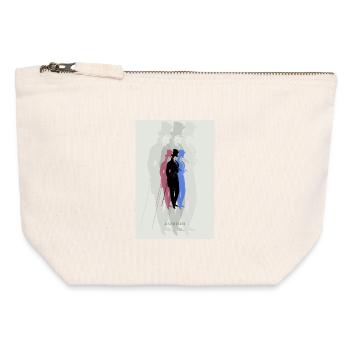 DANDYISM - Dandiy Hoch 3 - Vintage Style - Canvas Zip Pouch 12 x 13 cm - nature - Front