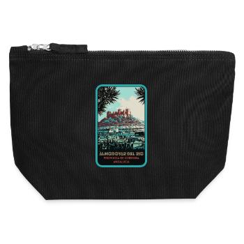 Château d'Almodovar: Trésor Andalou - Pochette zippée en toile 12 x 13 cm - noir - Devant